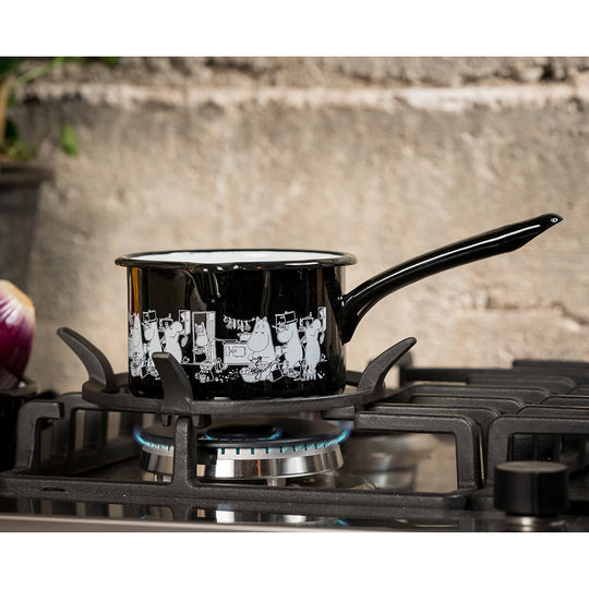 Moomin ムーミン Muurla ムールラ ホーローソースパン（キッチン / ブラック）