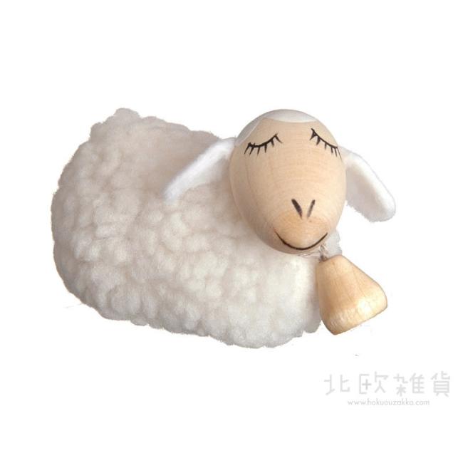 NORDIKA nisse ノルディカ ニッセ クリスマス 木製人形 (ヒツジ / ホワイト / M)