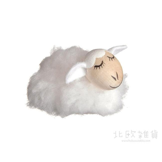 NORDIKA nisse ノルディカ ニッセ クリスマス 木製人形（ヒツジ / ホワイト / S）