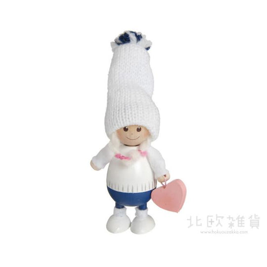 NORDIKA nisse ノルディカ ニッセ クリスマス 木製人形（ハートを持った胴長女の子）