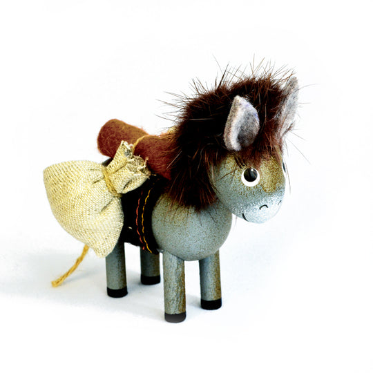 NORDIKA nisse ノルディカ ニッセ クリスマス 木製人形（荷物を運ぶロバ）