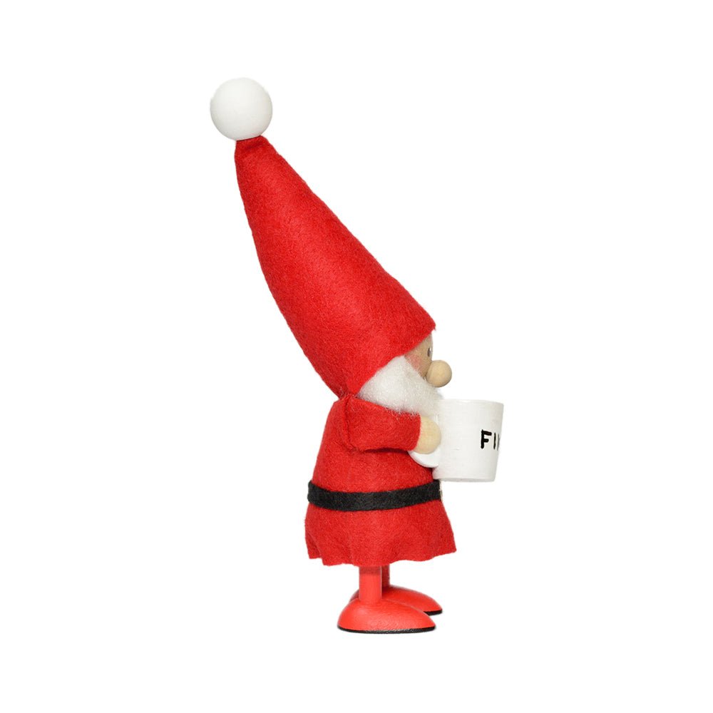 NORDIKA nisse ノルディカ ニッセ クリスマス 木製人形（マグカップを持ったサンタ）