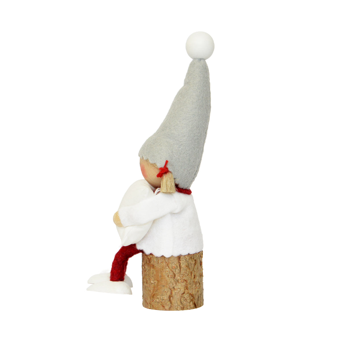 NORDIKA nisse ノルディカ ニッセ クリスマス 木製人形（お座りねんね女の子（枕））｜北欧雑貨