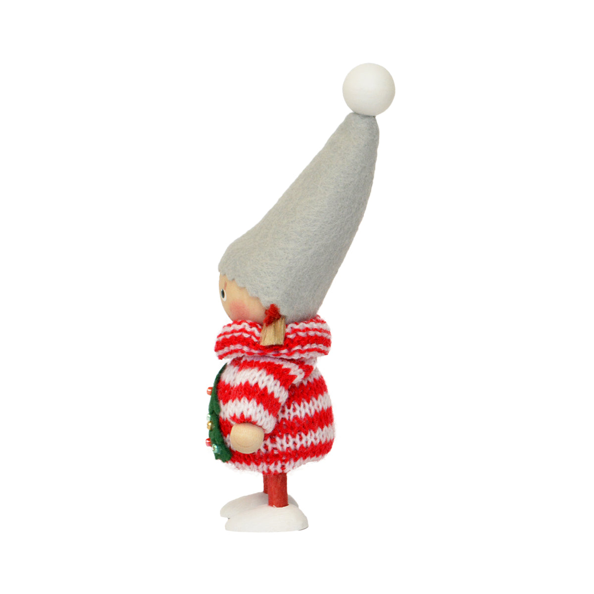 NORDIKA nisse ノルディカ ニッセ クリスマス 木製人形（ニットセーター女の子（ツリー））