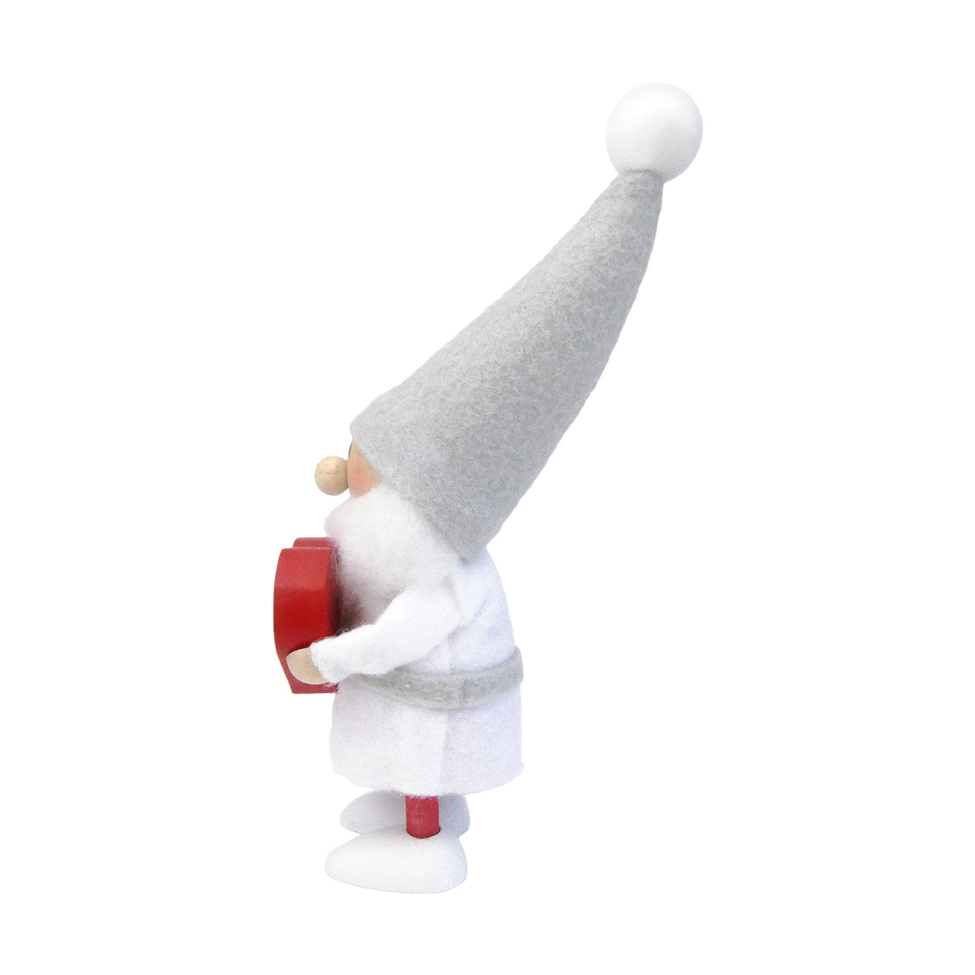 NORDIKA nisse ノルディカ ニッセ クリスマス 木製人形（ ハートフルサンタ / サイレントナイト / レッド)