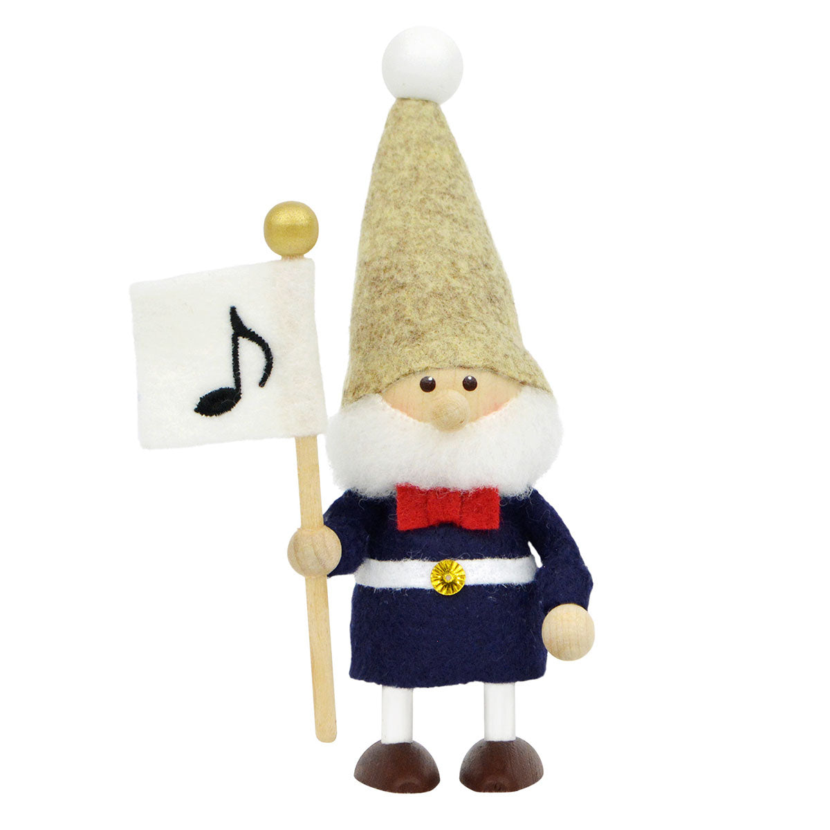 NORDIKA nisse ノルディカ ニッセ クリスマス 木製人形 ( 旗を持ったサンタ / ハーモニー )