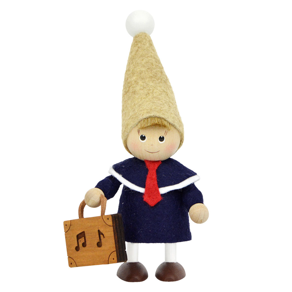 NORDIKA nisse ノルディカ ニッセ クリスマス 木製人形 ( バッグを持った男の子 / ハーモニー )