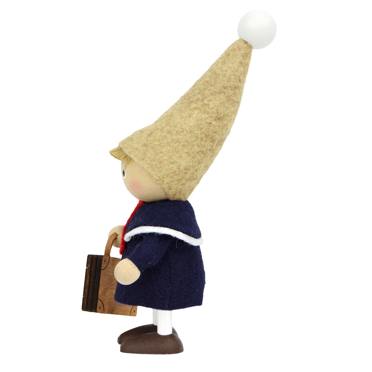 NORDIKA nisse ノルディカ ニッセ クリスマス 木製人形 ( バッグを持った男の子 / ハーモニー )｜北欧雑貨