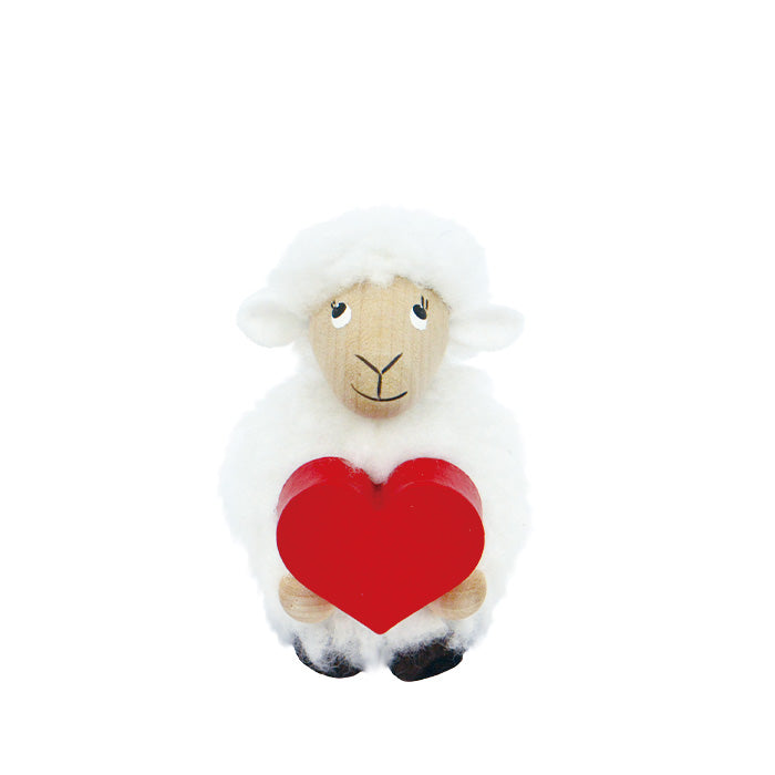 NORDIKA nisse ノルディカ ニッセ クリスマス 木製人形 ( ハートを抱えた羊 )