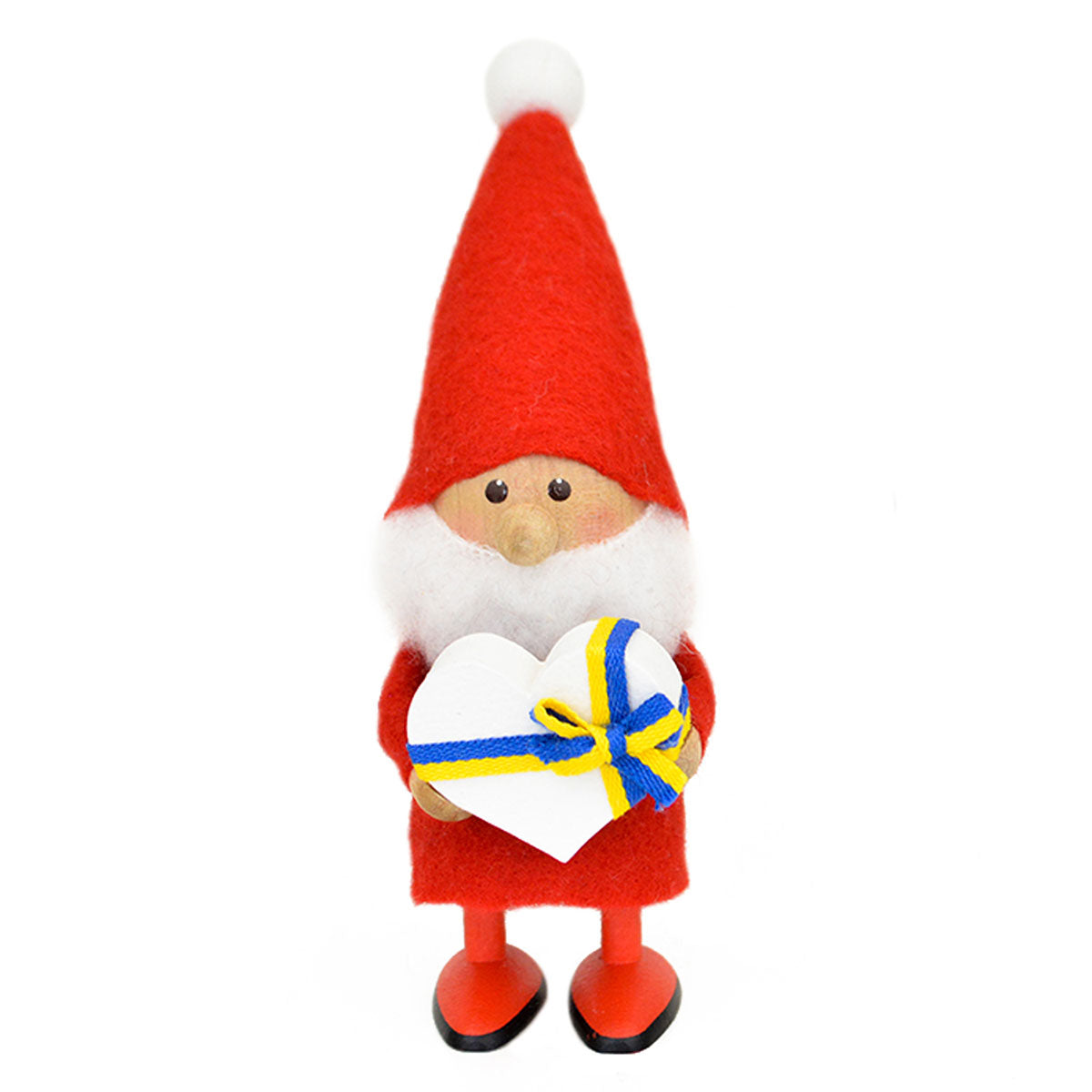 NORDIKA nisse ノルディカ ニッセ クリスマス 木製人形 ( ハートフルサンタ / ウクライナハート ）