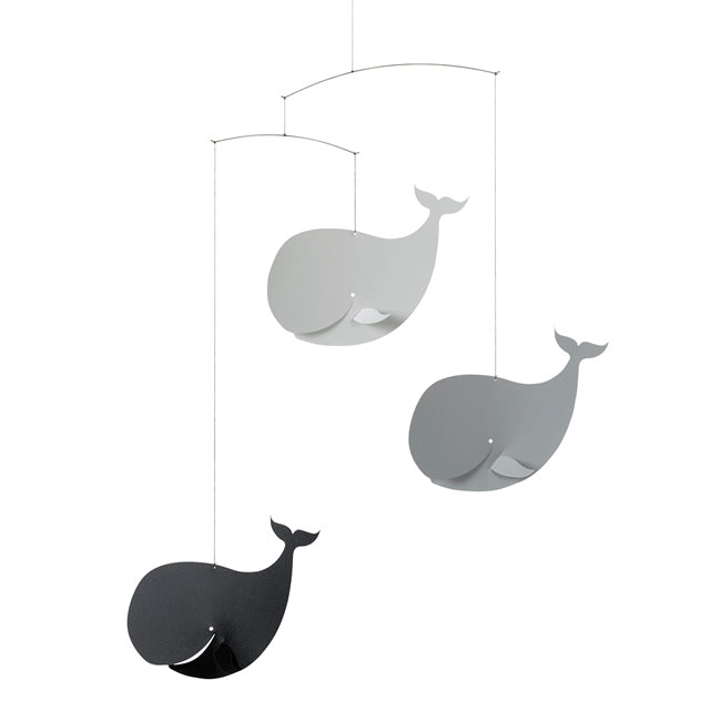 Flensted Mobiles フレンステッド・モビール(Happy Whales ハッピーホエールズ / ブラック グレイ / 81S )