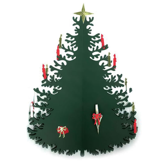 oda wiedbrecht オダ・ウィードブレクト ペーパーモビール ( キャンドルのついたクリスマスツリートリプル / 大 )