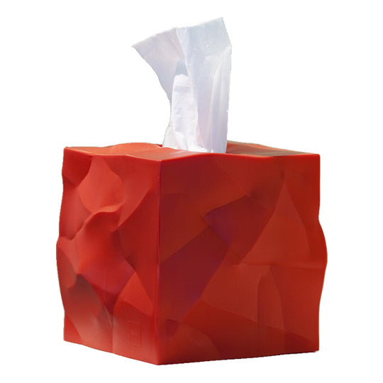 essey エッセイ Wipy Cube ワイピーキューブ ティッシュボックスカバー ( レッド )