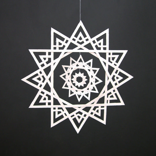 Livingly リビングリー ペーパーモビール（アイスクリスタル / M / ホワイト）