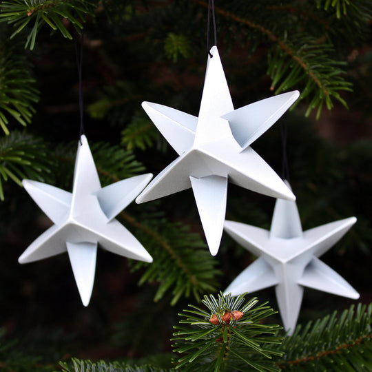 Livingly リビングリー ペーパーモビール オーナメント ( シリウススター / シルバー / 3個セット )