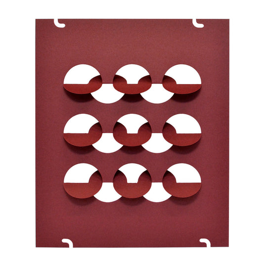 【50%OFF】Livingly リビングリー Recto Verso レクトヴァーソ ポスター ( サークル / レッド )【セール】