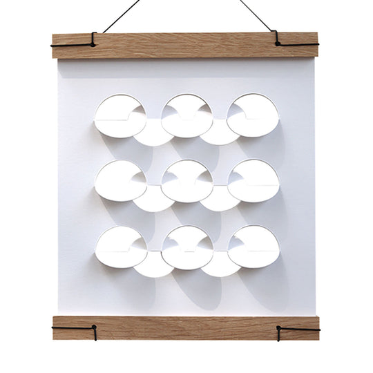 【50%OFF】Livingly リビングリー Recto Verso レクトヴァーソ ポスター ( サークル / ホワイト )【セール】