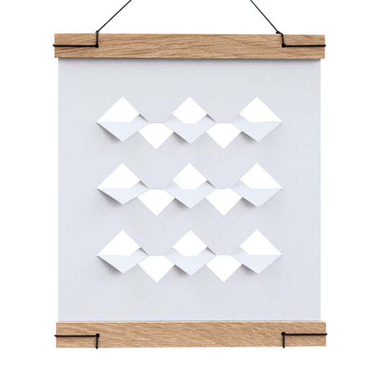 【50%OFF】Livingly リビングリー Recto Verso レクトヴァーソ ポスター ( スクエア / ホワイト )【セール】