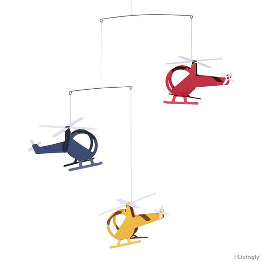 Livingly リビングリー ペーパーモビール ( ヘリコプター )