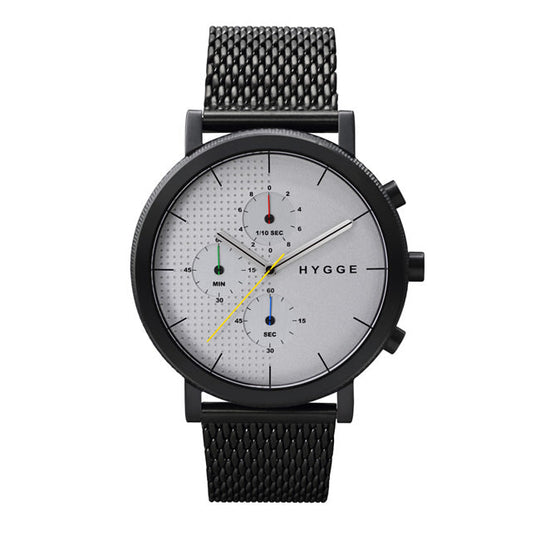 HYGGE Watches ヒュッゲウォッチズ 2204 SERIES WATCH(9032-026 MESH / White dial / Black case)