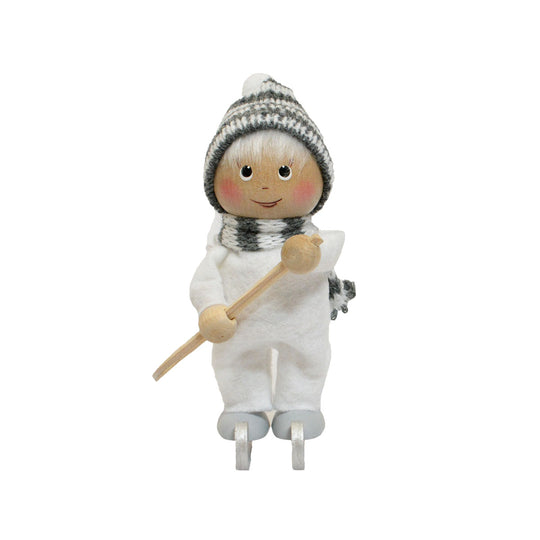 NORDIC GIFT ノルディック・ギフト 木製人形 ホッケーをしている男の子