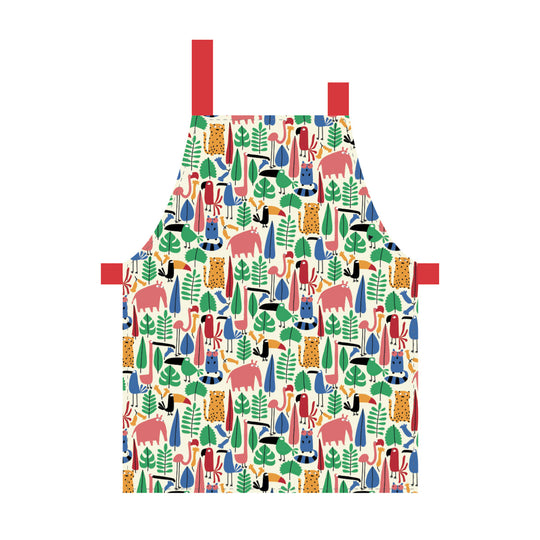 Petit Jour Paris プティジュールパリ エプロン ( ジャングル )