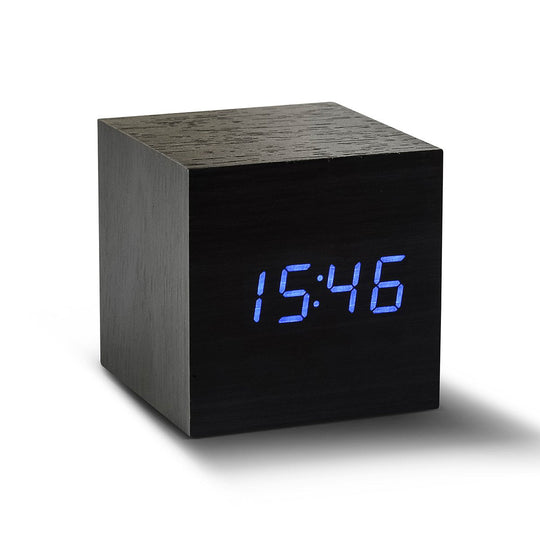 Gingko Design ギンコーデザイン キューブクリッククロック ( ブラック / ブルーLED )