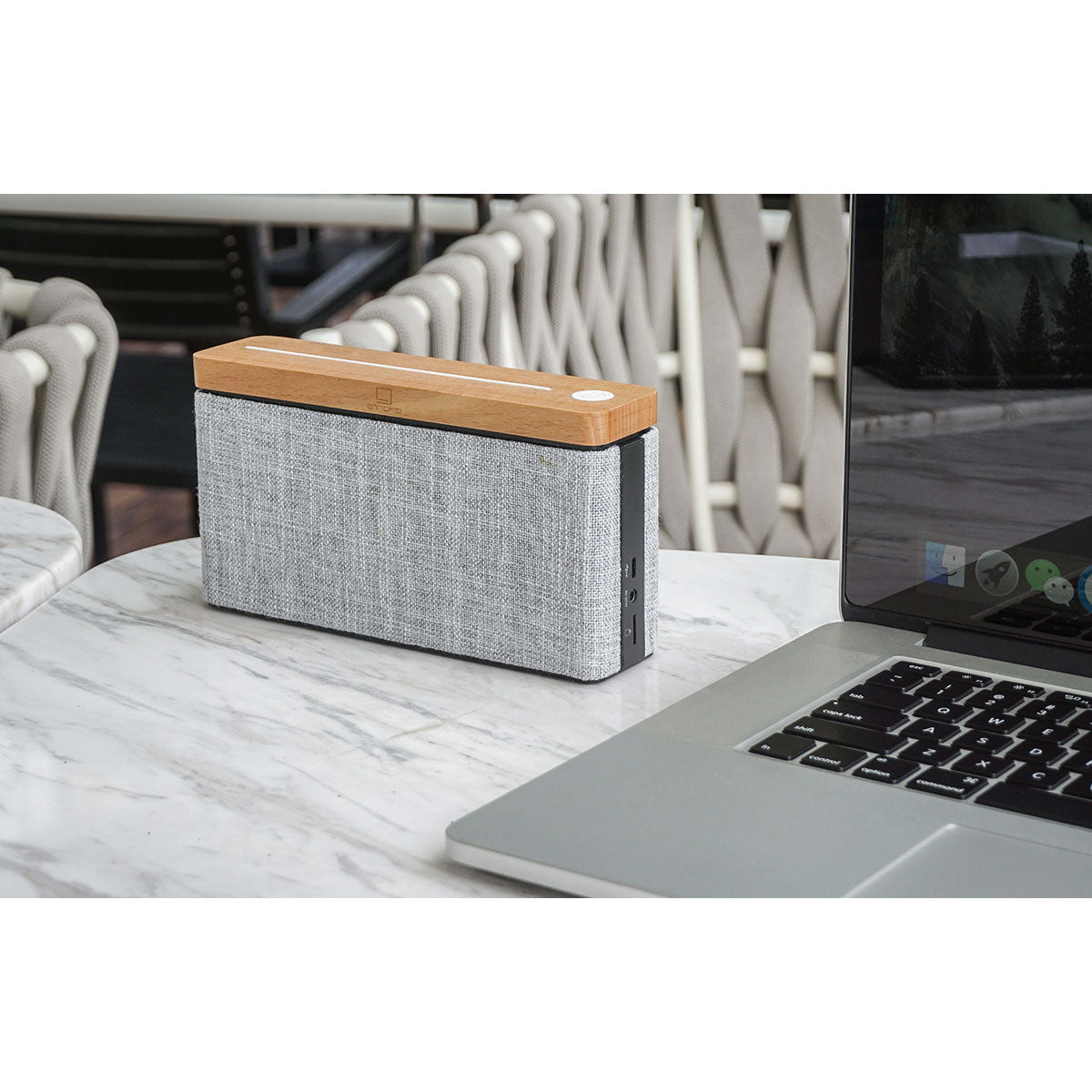 【30%OFF】Gingko Design ギンコーデザイン ハイファイスクエア Bluetooth スピーカー( メープル )【セール】