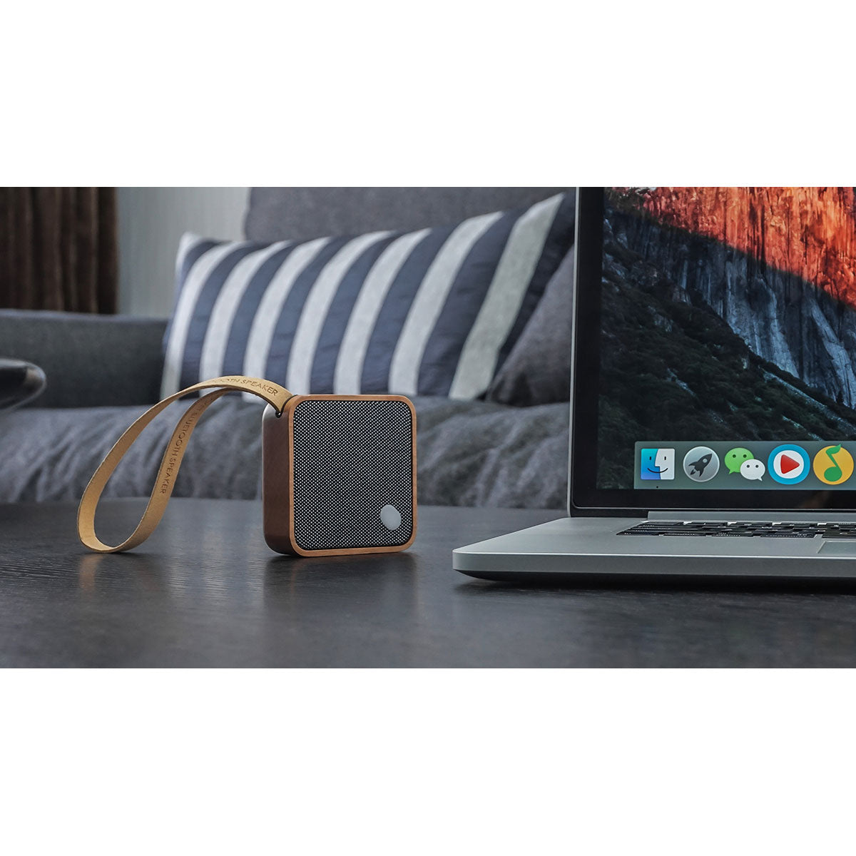 Gingko Design ギンコーデザイン マイスクエア Bluetooth スピーカー ( チェリー )