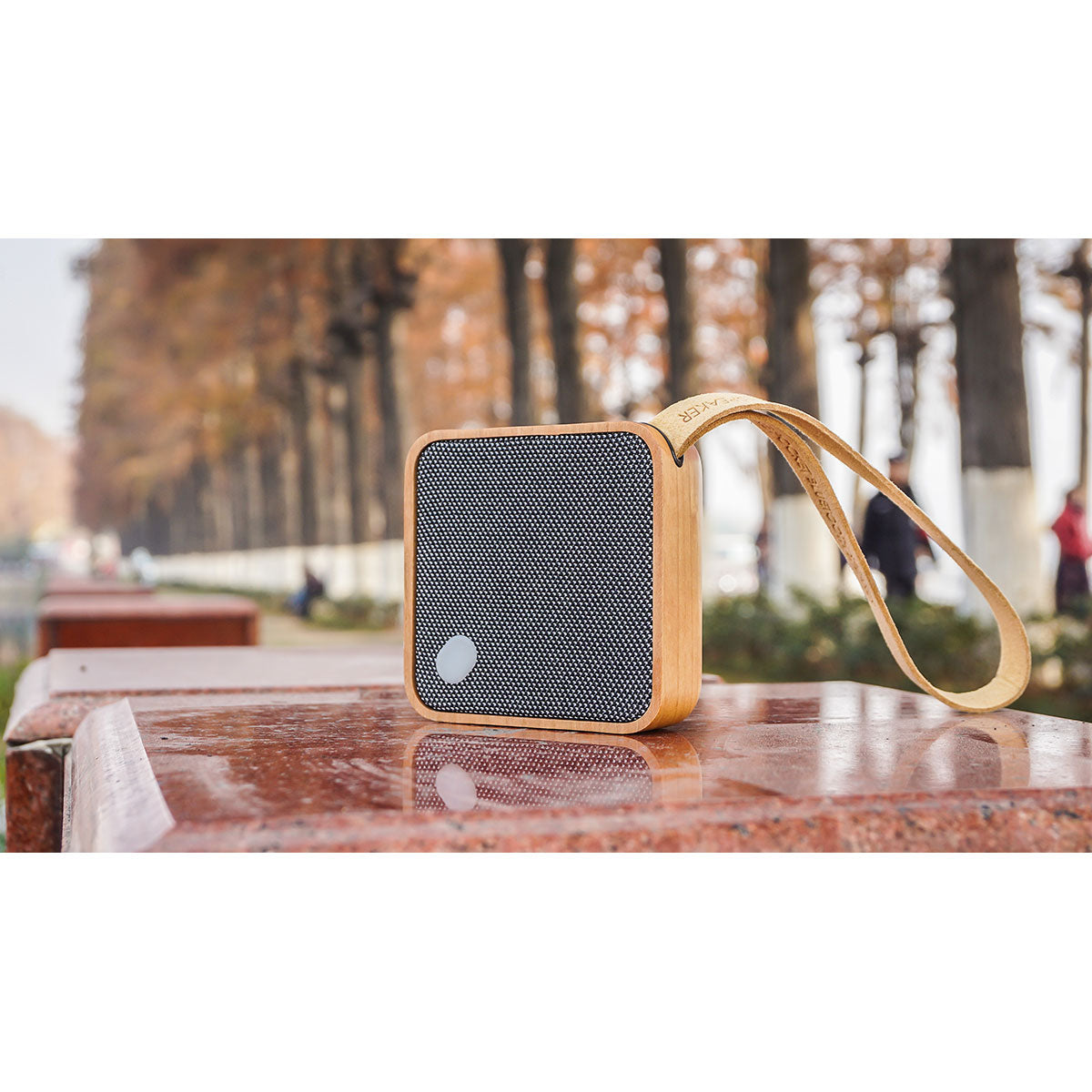 Gingko Design ギンコーデザイン マイスクエア Bluetooth スピーカー ( チェリー )
