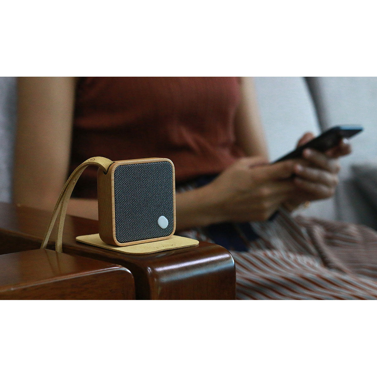 Gingko Design ギンコーデザイン マイスクエア Bluetooth スピーカー ( チェリー )